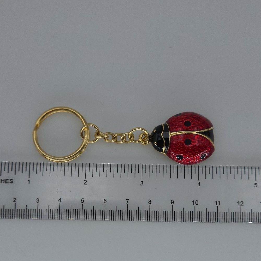 Red Ladybug Keychain - Picture 5 of 5